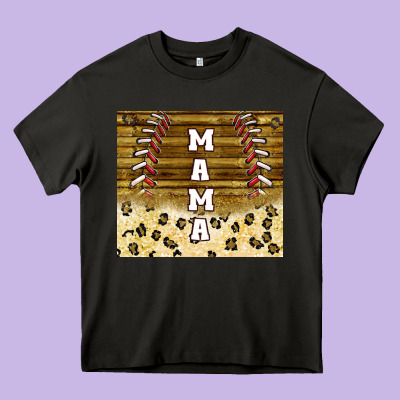 Mama Baseball Sippy Cup Heavy Core Tee Designed By Tumblerdesignbyshophia