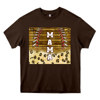 Chocolate Brown mama baseball sippy cup Heavy Core Tee - TumblerDesignByShophia