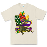 Bone louisiana map american flag mardi gras Premium Tee - CowGirlArtShop