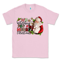Bubblegum Pink we whiskey you a merry christmas Classic Tee - CowGirlArtShop