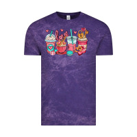 Cloud Purple valentines day coffee cups (1) Vintage Tee - OliviaCreatesArt