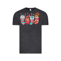 Valentines Day Coffee Cups (1) Vintage Tee | Teevron