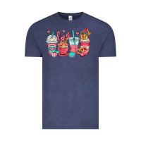 Vintage Denim valentines day coffee cups (1) Vintage Tee - OliviaCreatesArt