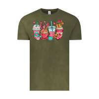 Vintage Olive valentines day coffee cups (1) Vintage Tee - OliviaCreatesArt