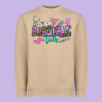 Surgical Tech Heavyweight Sweatshirt Designed By Adodesignshop