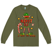 Army Green im the oldest elf i make the rules Long Sleeve Tee - FaDigitalArtStudio