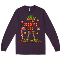 Plum im the oldest elf i make the rules Long Sleeve Tee - FaDigitalArtStudio