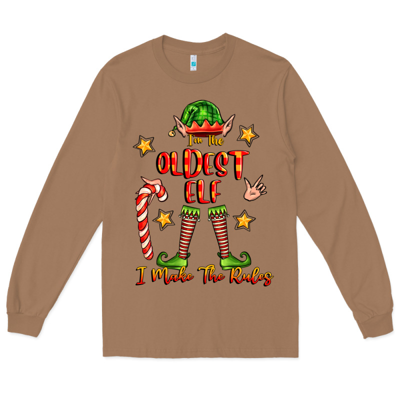 Im The Oldest Elf I Make The Rules Long Sleeve Tee by FaDigitalArtStudio | Teevron