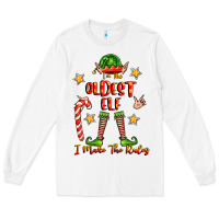 White im the oldest elf i make the rules Long Sleeve Tee - FaDigitalArtStudio