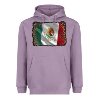 Lavender mexico flag black glitter leopard Heavyweight Hoodie - AdoDesignShop