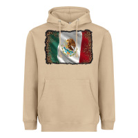Mushroom mexico flag black glitter leopard Heavyweight Hoodie - AdoDesignShop