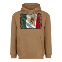 Toasted Coconut mexico flag black glitter leopard Heavyweight Hoodie - AdoDesignShop
