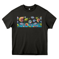 Asphalt sea shells Heavy Core Tee - TumblerDesignByShophia