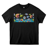 Black sea shells Heavy Core Tee - TumblerDesignByShophia