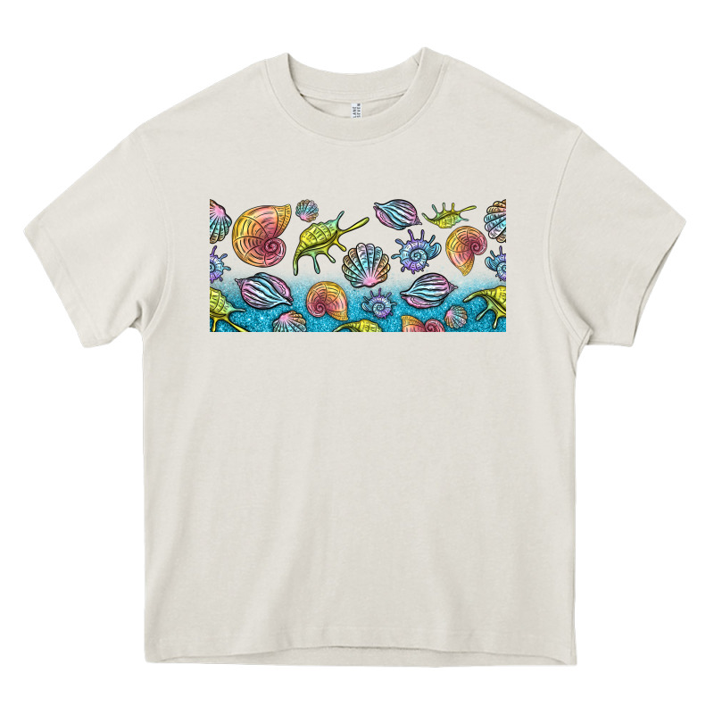 Sea Shells Heavy Core Tee by TumblerDesignByShophia | Teevron
