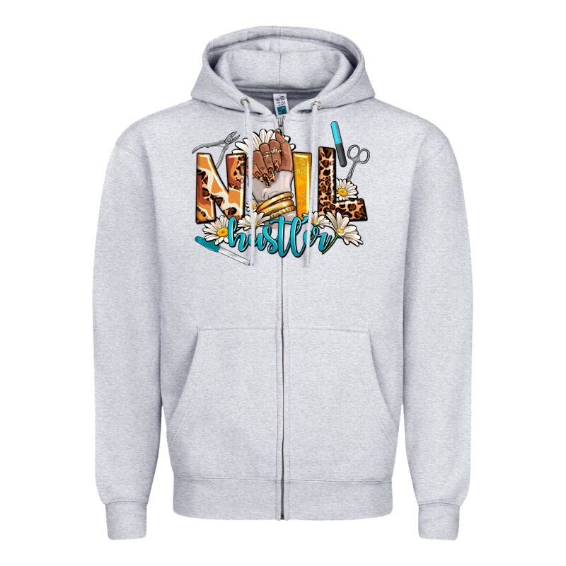Nail Hustler Zipper Hoodie by AdoDesignShop | Teevron