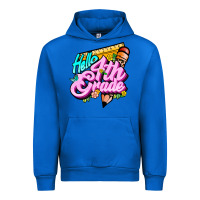 Cobalt hello 4th grade Urban Hoodie - JahusDesignShop
