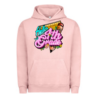 Pigment Salmon hello 4th grade Urban Hoodie - JahusDesignShop