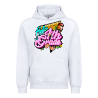 White hello 4th grade Urban Hoodie - JahusDesignShop