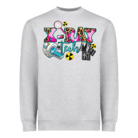 Heather Grey x ray tech Heavyweight Sweatshirt - AdoDesignShop
