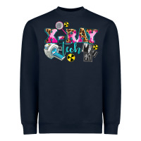 Navy x ray tech Heavyweight Sweatshirt - AdoDesignShop