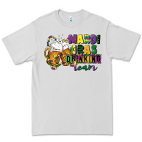 Dove Grey mardi gras drinking team 12 inches 300 dpi Premium Tee - CowGirlArtShop
