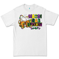 White mardi gras drinking team 12 inches 300 dpi Premium Tee - CowGirlArtShop