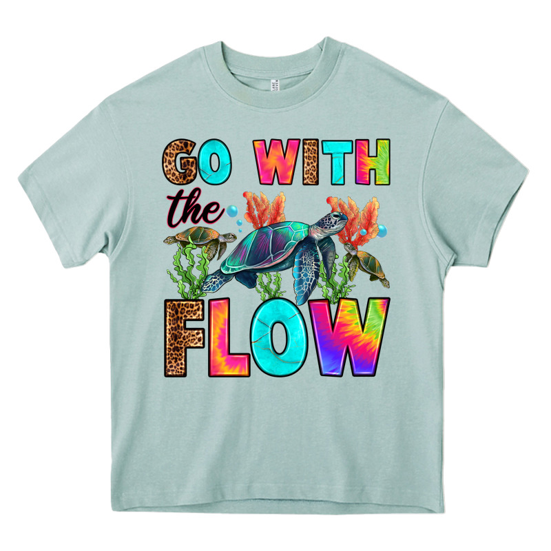 Go With The Flow Heavy Core Tee by RanaPortraitStore | Teevron