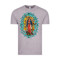 Our Lady Of Guadalupe Gemstone Sunflowers Vintage Tee | Teevron