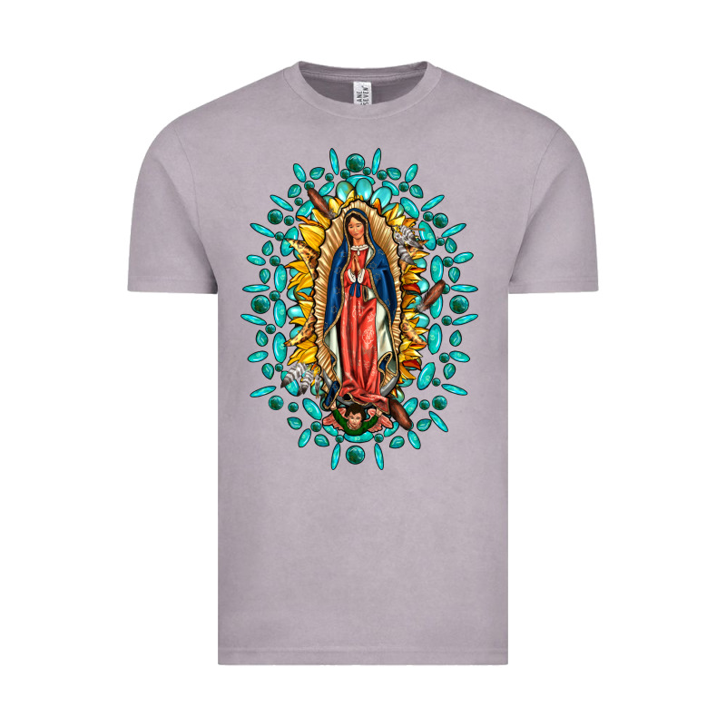 Our Lady Of Guadalupe Gemstone Sunflowers Vintage Tee by FaDigitalArtStudio | Teevron