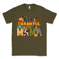 Army Green one thankful mama Classic Tee - CowGirlArtShop