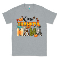 Heather Grey one thankful mama Classic Tee - CowGirlArtShop