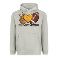Moon Dust peace love football Heavyweight Hoodie - AdoDesignShop