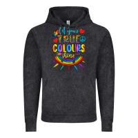 Vintage Black Let Your True Colours Shine Vintage Hoodie - BundleAndBundleShop