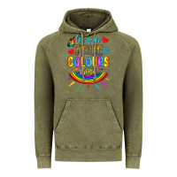 Vintage Olive Let Your True Colours Shine Vintage Hoodie - BundleAndBundleShop