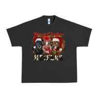 Pigment Black Merry Christmas Heifers Urban Heavy Tee - RanaPortraitStore