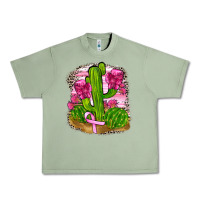 Oil Green breast cancer cactus Urban Heavy Tee - FaDigitalArtStudio