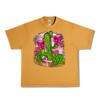 Peanut Butter breast cancer cactus Urban Heavy Tee - FaDigitalArtStudio