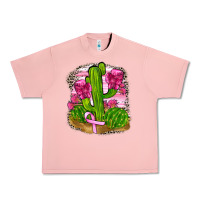 Salmon breast cancer cactus Urban Heavy Tee - FaDigitalArtStudio