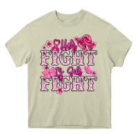 Mossy Her fight is our fight Cancer Awareness Heavy Core Tee - HowdyJamesFarm