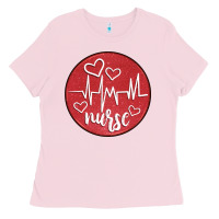 Bubblegum Pink nurse coaster Ladies Tee - CowGirlArtShop