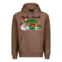 Chestnut Santa's Favorite Cashier Premium Hoodie - LillyAllenDesigns