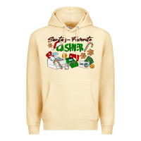Pina Colada Santa's Favorite Cashier Premium Hoodie - LillyAllenDesigns