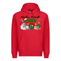 Red Santa's Favorite Cashier Premium Hoodie - LillyAllenDesigns