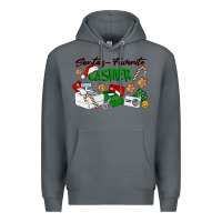 Rock Santa's Favorite Cashier Premium Hoodie - LillyAllenDesigns