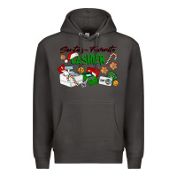 Smoke Santa's Favorite Cashier Premium Hoodie - LillyAllenDesigns
