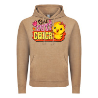 Vintage Coffee one cute chick Vintage Hoodie - FaDigitalArtStudio