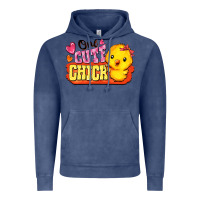 Vintage Denim one cute chick Vintage Hoodie - FaDigitalArtStudio