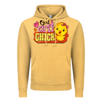 Vintage Mustard one cute chick Vintage Hoodie - FaDigitalArtStudio
