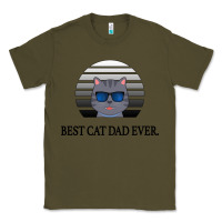 Army Green Best Cat Dad Ever Classic Tee - Bettercallsaul